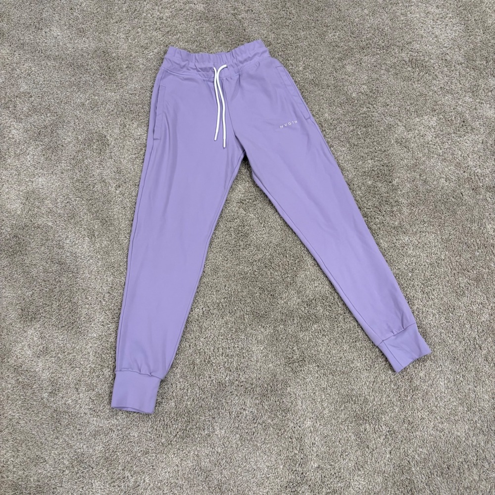 NVGTN Lilac Purple High Rise Joggers Drawstring Athletic Pants XS